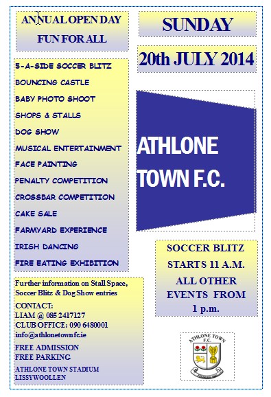 Athlone Town FC Open Day
